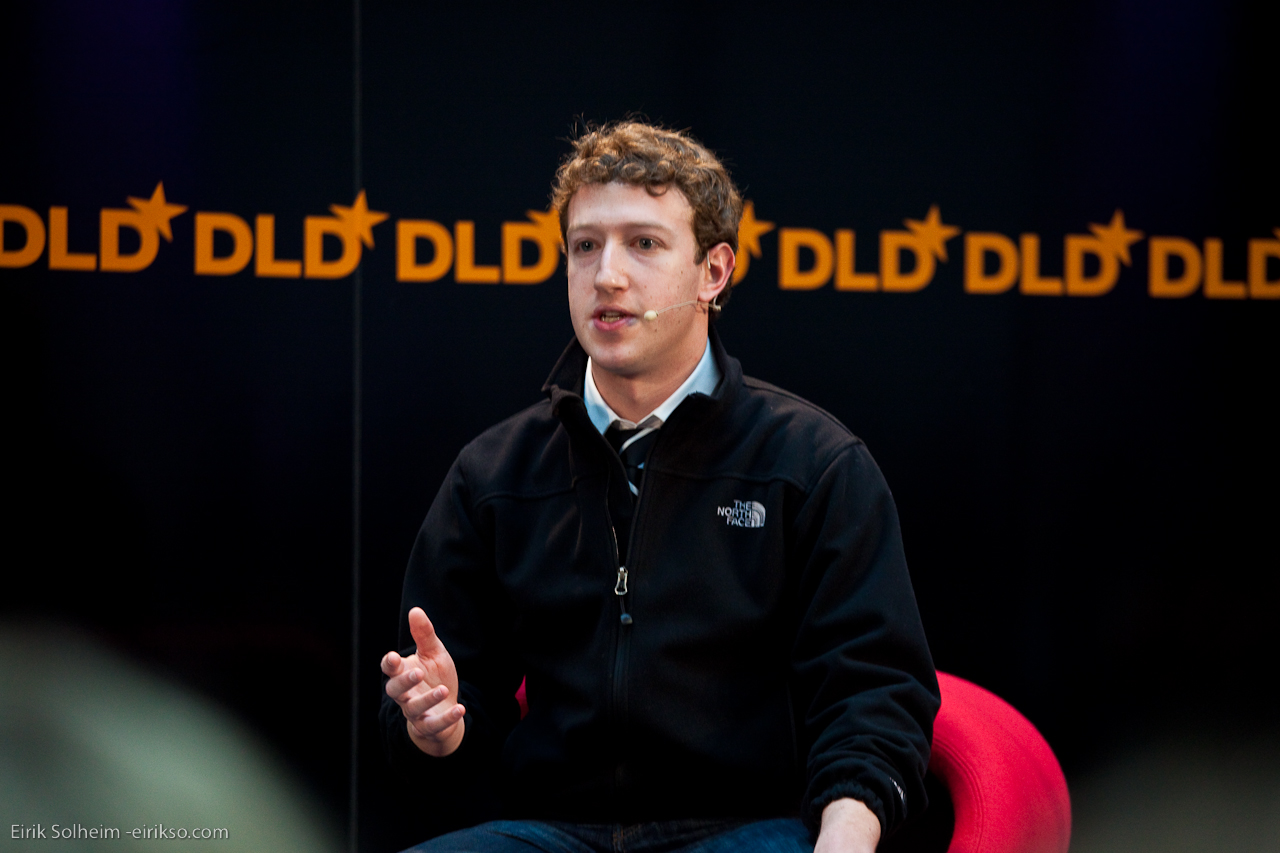 Mark Zuckerberg speaking at DLD in 2009