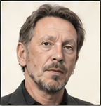 Generated editorial portrait of Larry Ellison in the unified mugshot-v2 dossier style.