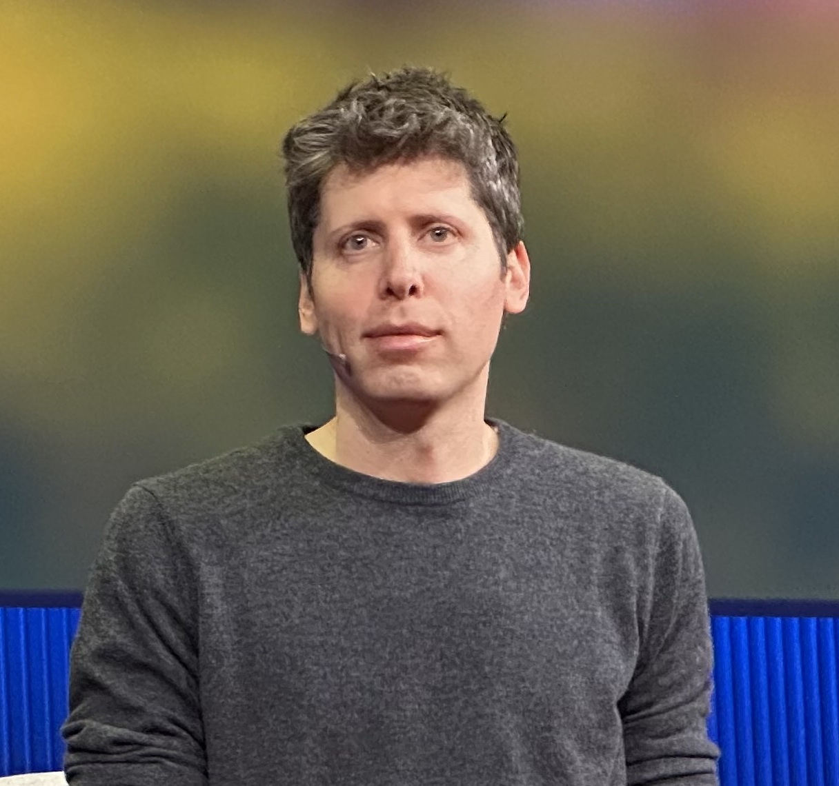 Sam Altman speaking at TED in April 2025.